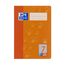 Oxford Schulheft A5, Lineatur 7, 16 Blatt, orange mit Tatzen, 15 Stück (Packung mit 2)