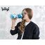 Baagl Kinder Trinkflasche, Auslaufsichere Wasserflasche 700ml, Schule und Sport Flasche für Mädchen, Vielseitige und Praktische Flasche mit verschließbarem Deckel (Leafs)