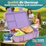 LUCKY KIDZ® Brotdose Kinder – auslaufsichere Lunchbox mit Fächern – Bento Box BPA-frei aus PP & ABS – spülmaschinengeeignet für Schule und Kindergarten – Premium Snackbox für gesunde Mahlzeiten