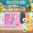 LUCKY KIDZ® Brotdose Kinder – auslaufsichere Lunchbox mit Fächern – Bento Box BPA-frei aus PP & ABS – spülmaschinengeeignet für Schule und Kindergarten – Premium Snackbox für gesunde Mahlzeiten