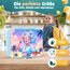 LUCKY KIDZ® Brotdose Kinder – auslaufsichere Lunchbox mit Fächern – Bento Box BPA-frei aus PP & ABS – spülmaschinengeeignet für Schule und Kindergarten – Premium Snackbox für gesunde Mahlzeiten