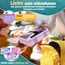 LUCKY KIDZ® Brotdose Kinder – auslaufsichere Lunchbox mit Fächern – Bento Box BPA-frei aus PP & ABS – spülmaschinengeeignet für Schule und Kindergarten – Premium Snackbox für gesunde Mahlzeiten