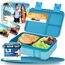 LUCKY KIDZ® Brotdose Kinder – auslaufsichere Lunchbox mit Fächern – Bento Box BPA-frei aus PP & ABS – spülmaschinengeeignet für Schule und Kindergarten – Premium Snackbox für gesunde Mahlzeiten