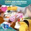 LUCKY KIDZ© Brotdose Kinder mit Fächern, Bento Box, Brotdose mit Fächern, Auslaufsicher & BPA frei, Lunchbox Kinder, Vesperbox, Jausenbox, Brotdosen, Lunch Box, Brotzeitbox, Frühstücksbox