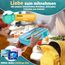 LUCKY KIDZ© Brotdose Kinder mit Fächern, Bento Box, Brotdose mit Fächern, Auslaufsicher & BPA frei, Lunchbox Kinder, Vesperbox, Jausenbox, Brotdosen, Lunch Box, Brotzeitbox, Frühstücksbox