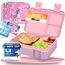 LUCKY KIDZ® Brotdose Kinder – auslaufsichere Lunchbox mit Fächern – Bento Box BPA-frei aus PP & ABS – spülmaschinengeeignet für Schule und Kindergarten – Premium Snackbox für gesunde Mahlzeiten