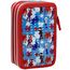 Clondo Spiderman Federmäppchen 44 Stück, Mäppchen, Mehrfarbig, Federtasche für Schreibwaren, Etui mit Stiften, Kugelschreiber, & mehr, Kinder, Mädchen & Jungen, Grundschule, 3 Fächer, Spidey