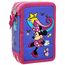 Clondo Disney Minnie Maus Federmäppchen 44 Stück, Mäppchen, mehrfarbig, Federtasche für Schreibwaren, Etui mit Stiften, Kugelschreiber, & mehr, Kinder, Mädchen & Jungen, Grundschule, 3 Fächer, 20 cm
