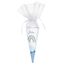Striefchen® Schultüte Regenbogen mit Namen zur Einschulung 2024 Blau - 28 cm