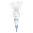 Striefchen® Schultüte Regenbogen mit Namen zur Einschulung 2024 Blau - 28 cm