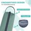 Fmeida Federmäppchen Mädchen Federtasche Junge Schlampermäppchen Federmappe Etui Single Stiftemäppchen Stiftemappe Federpenal Mäppchen für Büro Uni (Grün)
