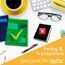 perfect line - 15 Hefthüllen DIN A4 – 5 Farben, glasklar, extra stark – transparente Heftumschläge aus recycelbarem PP, dokumentenecht, säurefrei, langlebig – Heftschoner für Schule & Büro