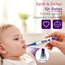 scala SC 1501 flex Fieberthermometer digital – 10 Sek. Messzeit, flexible Spitze, Fieberalarm, wasserdicht – oral, rektal & axillar – für Baby, Kinder & Erwachsene (blau)