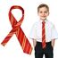 Aomig Zauberer Krawatte Kostüm für Jungen Mädchen, Cosplay Krawatte für Kinder Cosplay Fasching Karneval Halloween Party Kostüme Accessoires Set(Rot)