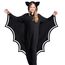 Spooktacular Creations Kinder Kostüm, Flügelkostüm, schwarzer Overall für Jungen, Mädchen Halloween-Verkleidung-S