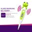 scala SC 44 flex Digitales Fieberthermometer Baby & Kinder – 10 Sek. Messzeit, flexible Spitze, Fieberalarm, wasserdicht – oral, rektal & axillar – Frosch Motiv