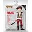 Spooktacular Creations Piratenkostüm für Jungen, klassisches braunes Piraten-Outfit-Deluxe-Set mit Spielzeugzubehör für Kleinkinder, Halloween, Rollenspiel-Mottoparty (Mittel, 8–10 Jahre)