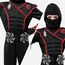 Spooktacular Creations Jungen Ninja Kostüm für Kinder mit Ninja Dolchen und Wurfsternen, Halloween Dress Up Party Karneval
