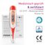 scala SC 1501 flex Fieberthermometer digital – 10 Sek. Messzeit, flexible Spitze, Fieberalarm, wasserdicht – oral, rektal & axillar – für Baby, Kinder & Erwachsene (rot)