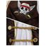 Spooktacular Creations Piratenkostüm für Jungen, klassisches braunes Piraten-Outfit-Deluxe-Set mit Spielzeugzubehör für Kleinkinder, Halloween, Rollenspiel-Mottoparty (Mittel, 8–10 Jahre)