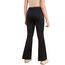 Haloumoning Mädchen Leggings Schlaghosen V Crossover Flared Yogahose Schlag Sporthose Kinder Ausgestellte Hosen für Yoga, Tanz, Laufen Schwarz 9-10 Jahre