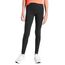 Haloumoning Leggings Mädchen Yogahose Einfarbig Jogginghose Laufhose Sporthose Trainninghose Basic Elastisch Blickdichte Hose für Kinder Schwarz 7-8Jahre