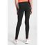 Haloumoning Leggings Mädchen Yogahose Einfarbig Jogginghose Laufhose Sporthose Trainninghose Basic Elastisch Blickdichte Hose für Kinder Schwarz 7-8Jahre