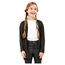 NAME IT Girl's NKFVICTI LS Knit Card L NOOS Strickjacke, Black, 158/164