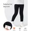 Adorel Mädchen Gefütterte Leggings Baumwolle Warm Winter Hosen Thermohosen Schwarze Einzelne 134 EU (Herstellergröße 140)