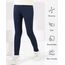 Adorel Mädchen Thermo Leggings Gefüttert Winter Baumwolle Thermohosen 2er-Pack Schwarz, Marine 134-140 EU (Herstellergröße 150)