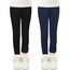 Adorel Mädchen Thermo Leggings Gefüttert Winter Baumwolle Thermohosen 2er-Pack Schwarz, Marine 134-140 EU (Herstellergröße 150)
