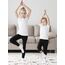 Aiseyi Sportleggins Kinder Mädchen Komfortable Sporthose Sport Leggings Lang Yoga Leggings für Jogging Training Sportunterricht Schwarz 150