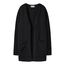 NAME IT Girl's NKFVICTI LS Knit Card L NOOS Strickjacke, Black, 158/164