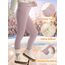 Comfyouth Thermoleggings Mädchen Winter Dicke Gefütterte Thermo Leggings Kinder Baumwolle Warme Winterhose für Mädchen 110-160