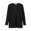 NAME IT Girl's NKFVICTI LS Knit Card L NOOS Strickjacke, Black, 158/164