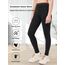 Aiseyi Sportleggins Kinder Mädchen Komfortable Sporthose Sport Leggings Lang Yoga Leggings für Jogging Training Sportunterricht Schwarz 150