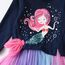VIKITA Kleider Mädchen Langarm Kleid Baumwolle Bunt Print Stickerei Winter Kleidung Lh2307 6T