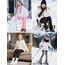 KEREDA Mädchen Leggings Thermo Gefüttert Warme Winter Dicke 2er-Pack,Schwarz Tupfen/Grau Tupfen,EU 110-116,Manufacturer 110