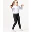 Adorel Mädchen Leggings Baumwolle Lang Unifarbe Leggins Hosen 3er-Pack Schwarz 134-140 EU (Herstellergröße 140)