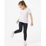 Adorel Mädchen Leggings Baumwolle Lang Unifarbe Leggins Hosen 3er-Pack Schwarz 134-140 EU (Herstellergröße 140)