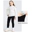 Adorel Mädchen Thermo Leggings Baumwolle Gefütterte Winter Warme Dicke Hosen Schwarz 146-152 EU (Herstellergröße 160)
