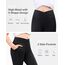 Domee Mädchen Leggings Schlaghose Flared Ausgestellte Leggings Sporthose Schwarze Nacht 146 (Herstellergröße 150)