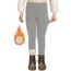 AMIYOYO Thermoleggings Mädchen Gefütterte Leggings mit Fleece Winter Lange Thermohose Kinder Verdickte Warme Thermounterwäsche Blickdicht Elastisch