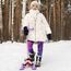 Mädchen Thermo Leggings Winter - Gefütterte Warme Dicke Baumwolle Hosen (B)