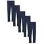 Amazon Essentials Mädchen Leggings, 5er-Pack, Marineblau, 8 Jahre