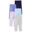 Amazon Essentials Mädchen Leggings, 5er-Pack, Aquablau/Grau/Lila/Marineblau/Purpur, 11-12 Jahre
