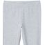 Amazon Essentials Mädchen Leggings, 5er-Pack, Grau/Orange/Pfirsich Blattmuster/Schwarz Sterne/Weiß Streifen, 11-12 Jahre
