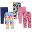Amazon Essentials Mädchen Leggings, 5er-Pack, Blau/Erdbeeren/Grau/Rosa/Wellen, 11-12 Jahre
