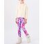 Adorel Mädchen Thermoleggings Bunt Gefütterte Winter Hosen Leggings 2er-Pack Galaxis Rosa & Violett 116-122 EU (Herstellergröße 120)