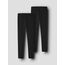 NAME IT Mädchen Nkfvivian 2p L Noos Leggings, Black/Pack:Packed with Black, 98/104